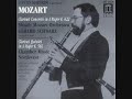 david shifrin, bassett clarinet in a
mostly mozart festival orchestra
conducted by gerard schwarz