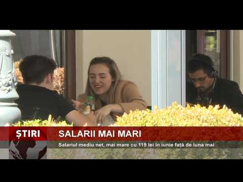 Salariul mediu net, mai mare cu 119 lei în iunie față de luna mai