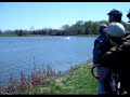 RC BOAT RACE 1/8th Scale Sport Hydro With Blow Over