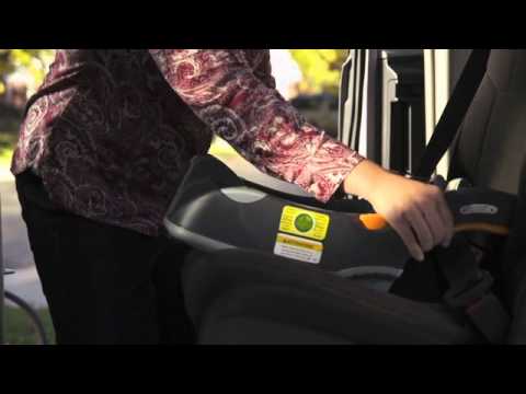 how to fasten baby car seat with seatbelt