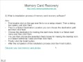 How to recover lost data from Memory Card