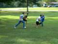 Running Like He's Escaping the Border