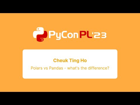 PyCon PL - Polars vs Pandas what's the difference?