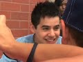 david signing autographs in newark