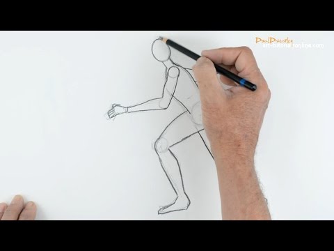 how to draw the a person