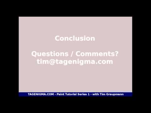 Paint Series 001 - 09 Conclusion