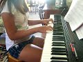 Me messin' around on the piano