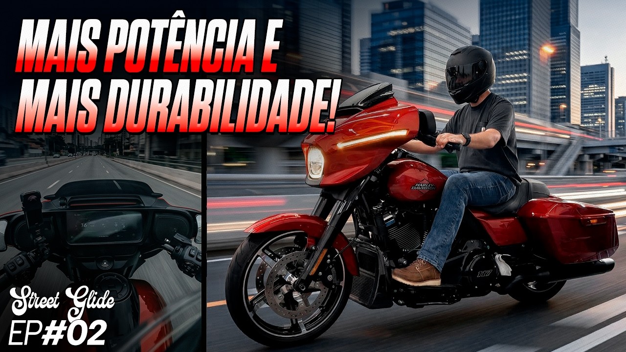 Amaciamento correto do motor se faz assim! Nova Harley Street Glide do TK | EP#02