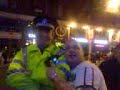 Glasgow cop hug