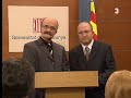 carod rovira assaja una roda de premsa