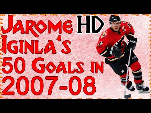 Jarome Iginla's 50 Goals in 2007-08 (HD)