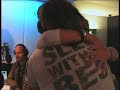 jlc gives carrie from the chris moyles show a big squeeze