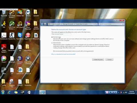 how to remove user account in windows 7