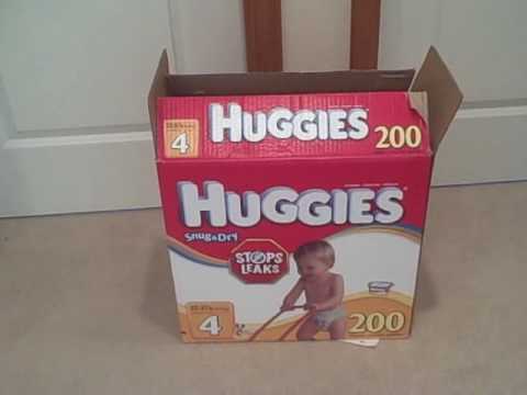 how to fit huggies nappies