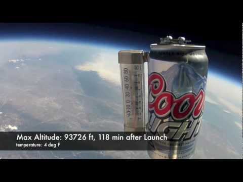 First Coors Light in Space! Testing the
