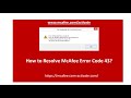 How to Resolve McAfee Error Code 43?