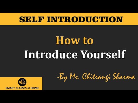 how to give self introduction in college