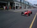Ferrari Formula 1 leaving the pitlane Ferrari Formula 1 leaving the pitlane