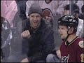 Fan taunting a Hockey Player