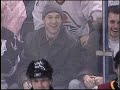 Fan taunting a Hockey Player