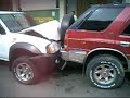 7 vehicle crash by Castries General Post Office in St. Lucia