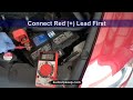 After watching this video, you will be able to safety test alternator voltage output. This test can be completed using a basic multimeter (~$25). Multimeters are also known as VOMs (Volt-Ohm-Meters) or DMMs (Digital Multimeters). The surface voltage of a fully charged battery when a vehicle is not running should be between 12.5 to 12.8 volts. Most automotive batteries are lead acid 12-volt DC (Direct Current). Each of the six cells in a 12-volt DC battery produces 2 to 2.1 volts. When the engine is running, the alternator will typically put out between 13.8 to 14.8 volts. Cautions: Park the vehicle outside or connect the vehicle's exhaust to an evacuation system. Carbon monoxide is deadly. For more car care information, visit AutoUpkeep.com.