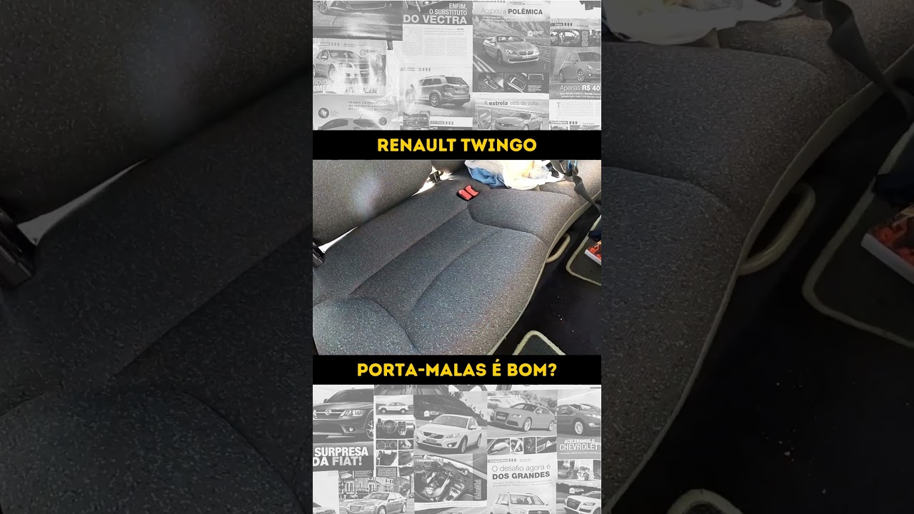 Mais algumas curiosidade do Renault Twingo, agora no porta-malas! #renaulttwingo