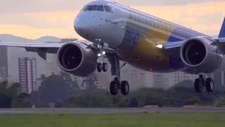 Primeiro vôo do E2 - O mais novo avião da Embraer