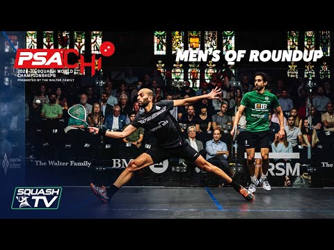 Squash: PSA World Championships 2020-21 - Men's QF Roundup [Pt.1]
