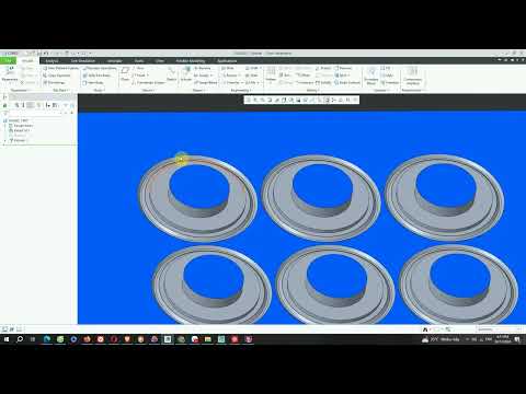 Thiết kế khuôn cao su trên creo parametric