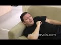 Ricky Gervais wrestles Karl Pilkington! Ricky Gervais wrestles Karl Pilkington!