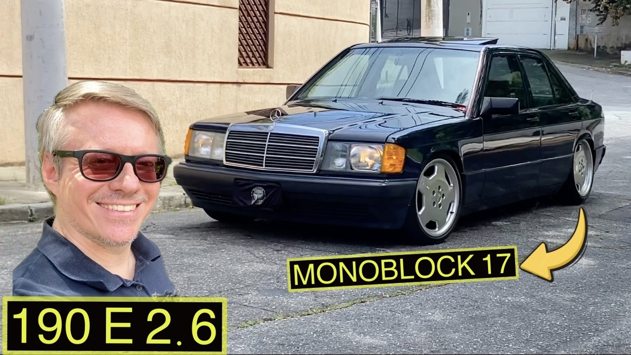 MERCEDES-BENZ 190 E 2.6: estilo com as monoblock 17