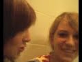 Totta e Kia in bagno