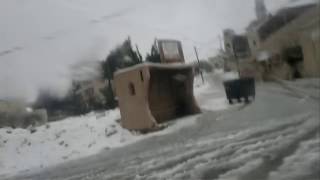2013 12 13 شوارع كفر نعمة في الثلج 2013 12 13 شوارع كفر نعمة في الثلج