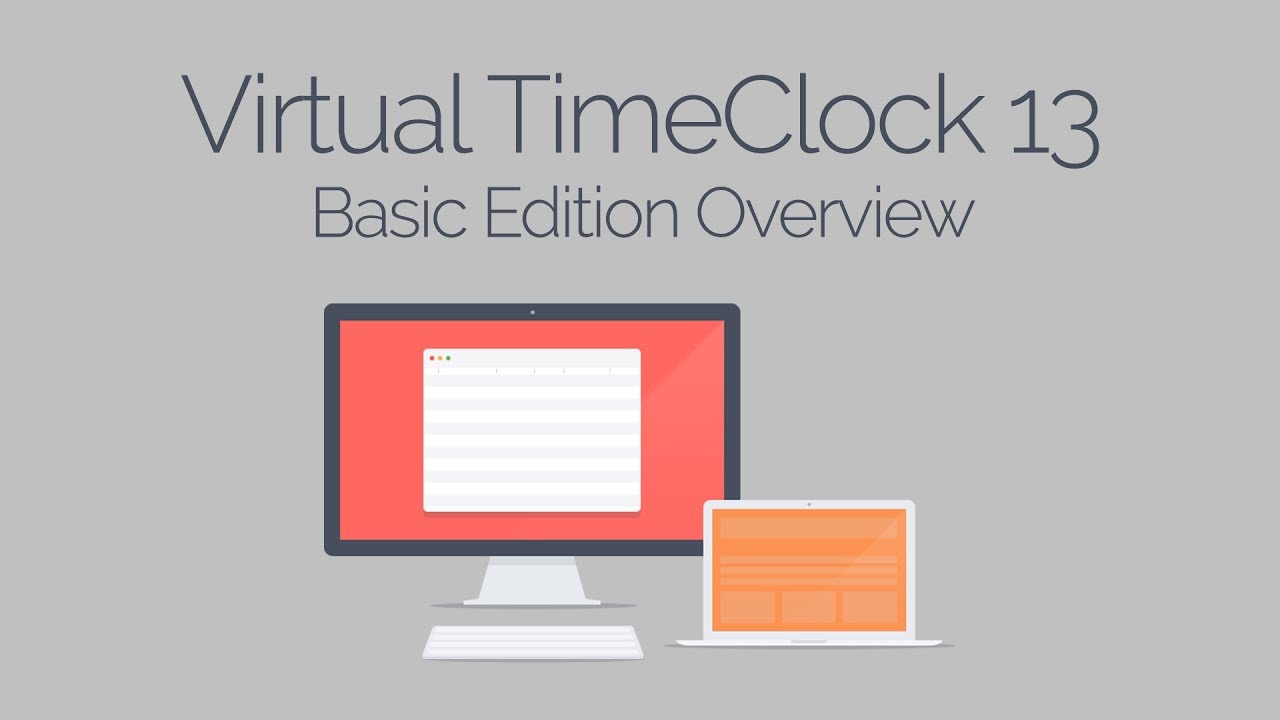 Virtual TimeClock Basic Simple Employee Time Clock Program