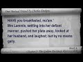 Click here to watch this video Book 4, Chapter 02 - Our Mutual Friend by Charles Dickens
