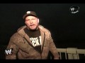 Stone Cold Chucks The Intercontinental Belt over a bridge