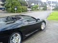 Ferrari F430 spider accelerating Ferrari F430 spider accelerating