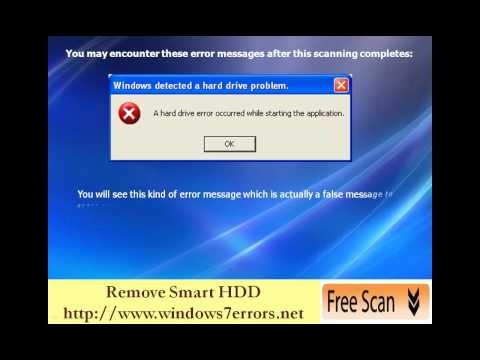 how to get rid of s.m.a.r.t. hdd virus