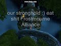 Frostmourne Stormwind raid Frostmourne Stormwind raid