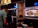 Dancing waitresses at Hooters in Traverse City