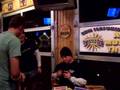 Dancing waitresses at Hooters in Traverse City