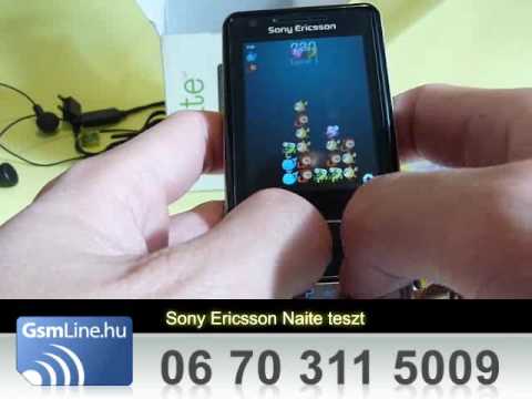 Sony Ericsson J105 Naite teszt vide�