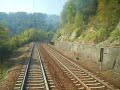 La rampa Geislingen Steige desde el vagon de cola La rampa Geislingen Steige desde el vagon de cola