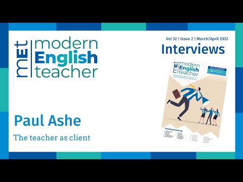 The teacher as a client - Paul Ashe