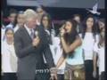 President Bill Clinton Sings John Lennon's Imagine