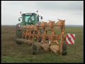 Fendt 924 + huard 8 fers et Massey 8160 + 4 fers
