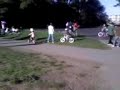 Kid Riding Tiny Bike in Golden Gate Park Kid Riding Tiny Bike in Golden Gate Park