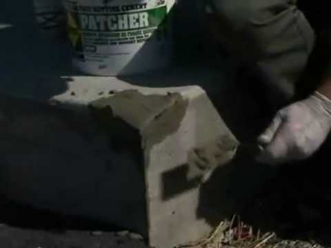 how to patch cement