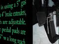 Adjustable Pedal Extender 4'11